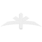 Ekena Millwork Alberta Architectural Grade PVC Gable Bracket, 48"W x 16"H x 4"D x 4"F, 8/12 Pitch GBP048X16X0404ALB00 - alternate 5